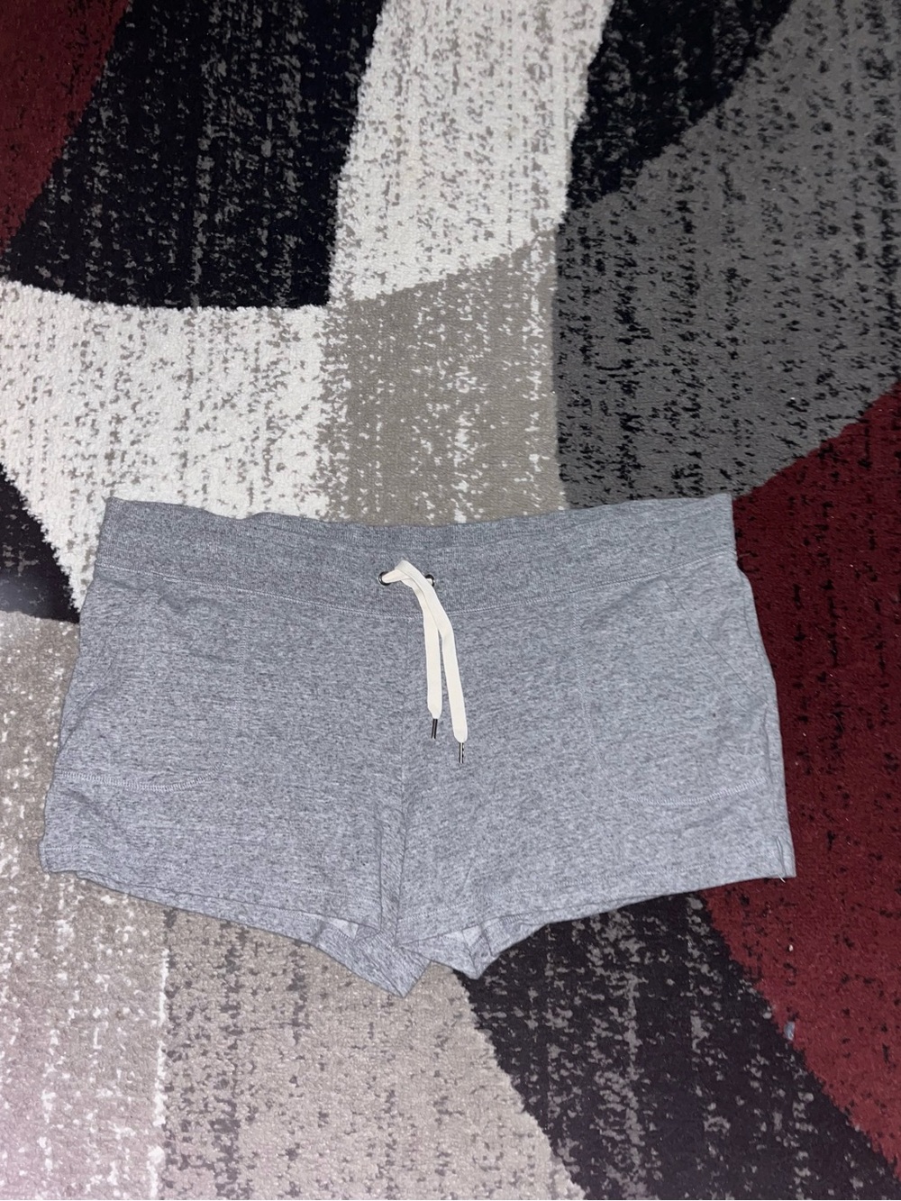 Eddie Bauer Heather Gray Athletic Drawstring Lounge Shorts